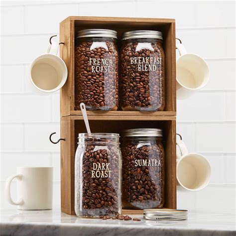 Mason Jar Coffee Bean Storage Michaels