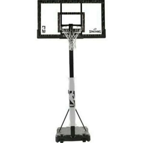 Spalding 60 Inch Nba Acrylic Backboard Adjustable Outdoor Basketball