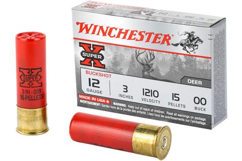 20892007031 Winchester Ammunition Super X 12 Gauge 3 00 Buck