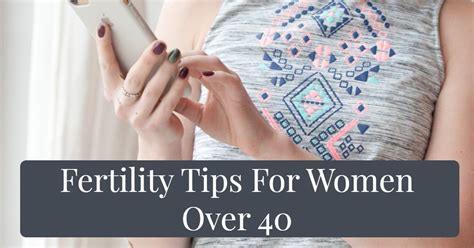 18 Fertility Tips For Women Over 40 Enoughinfo Daily Information