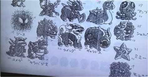 Rejected Early Pokémon Designs From Red & Green Were Revealed On A Japanese TV Show.