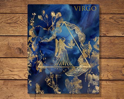 Virgo Decorative Aluminum Photo Panel Virgo Wall Art Virgo Etsy