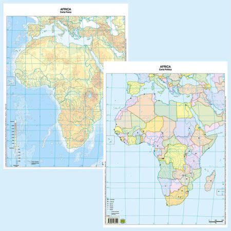 Africa Fisica E Politica Muta Belletti Editore