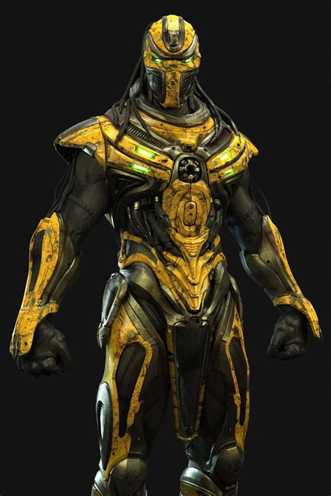 Cyrax Cyborg Amghar Mahmoud Mortal Kombat Art Mortal Kombat Xl