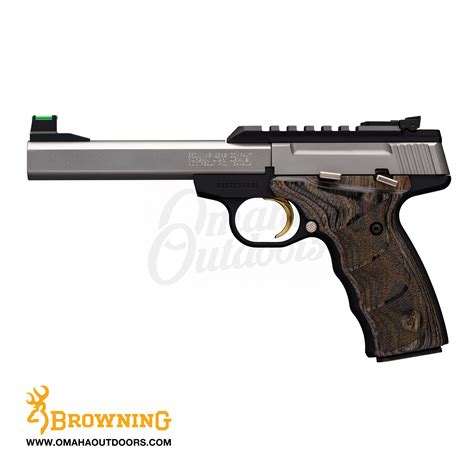 Browning Buck Mark Plus Udx Stainless Pistol 10 Rd 22lr Rosewood In Stock