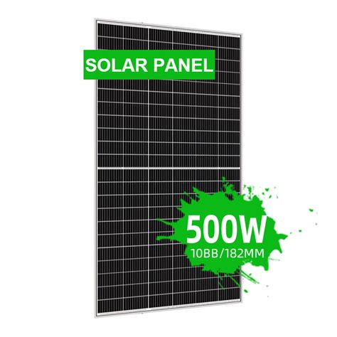 A Grade 144 Cell Half Cut 550W 560W PV Mono Full Black Longi Solar