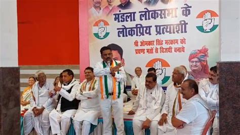 Mp Politics कांग्रेस प्रत्याशी ओंकार मरकाम ने बीजेपी प्रत्याशी पर साधा