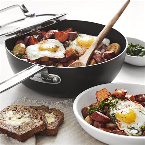 SCANPAN TechnIQ Nonstick Essential Pan 4 Qt Williams Sonoma