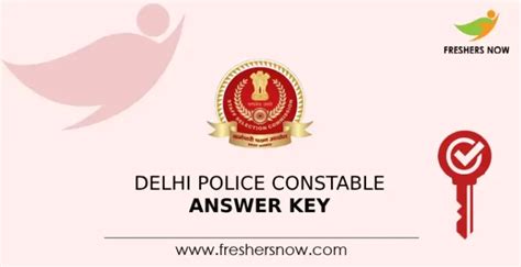 Delhi Police Constable Final Answer Key 2023 Out Exam Key