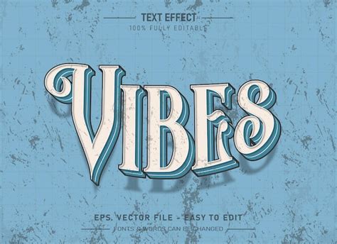 Premium Vector Retro Vintage Editable Text Effect