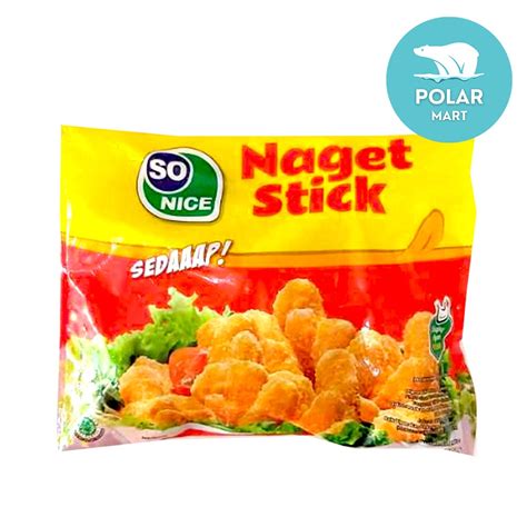 Jual So Nice Naget Stik Chicken Nugget Stick Sedaap 500 Gram Frozen