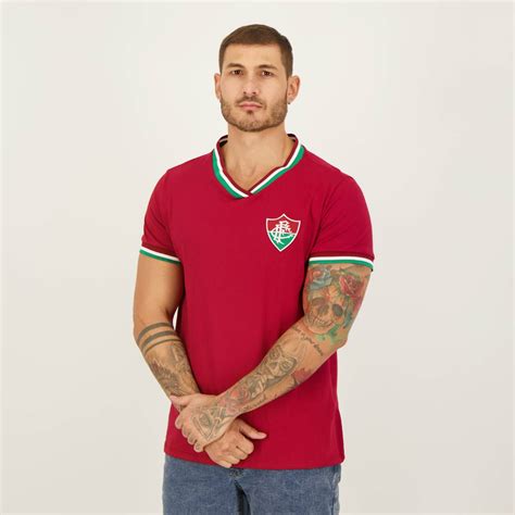 Camisa Fluminense Progress Vinho Futfanatics