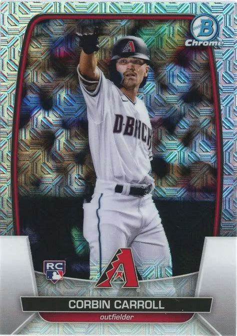 Mlb Arizona Diamondbacks Bowman Single Card Mojo Refractor Corbin