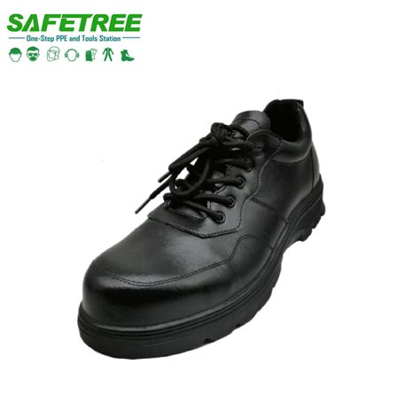 Ce En20345 S1p Executive Safety Office Shoes Genuine Leather Officer Boots With Steel Toe And