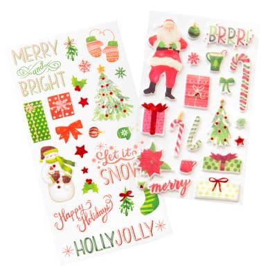 Buy In Bulk 12 Pack Christmas Sticker Pack By Recollections Michaels