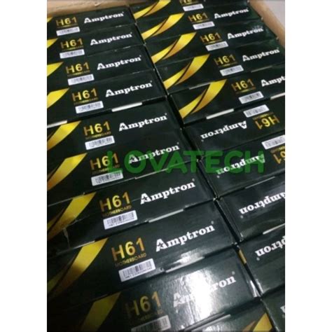 Jual Motherboard H Amptron Lga Ddr Vga Hdmi Slot M Nvme Baru