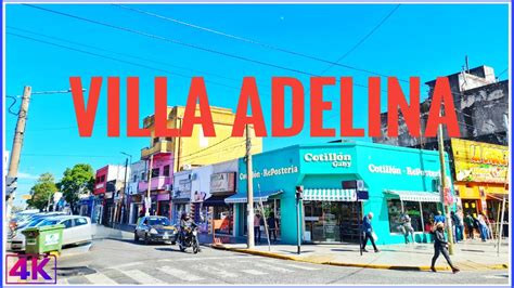 4KRecorriendo VILLA ADELINA CENTRO Calle PARANÁ Plaza ADER