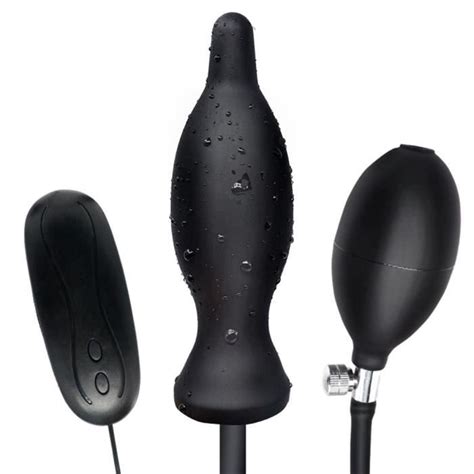 Plug Anal Gonflable En Silicone Pour Adulte Perles Gay Grande Pompe