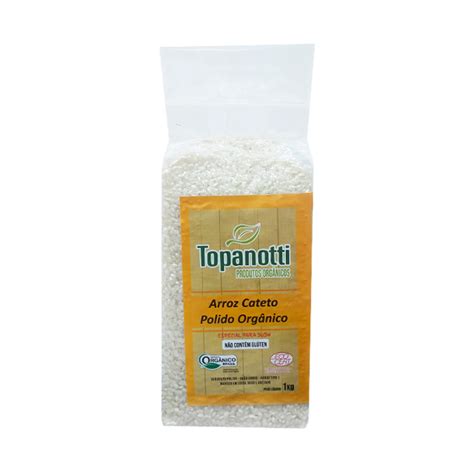 Arroz Cateto Polido Org P Sushi Kg Topanotti Alvorada Natural