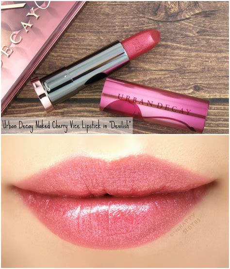 Urban Decay Naked Cherry Collection Review And Swatches Lip Colors