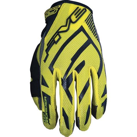 Gants Cross Mxf Prorider S Five Jaune Fluo Noir Moto Axxe Fr Gants Cross