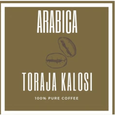 Jual Kopi Arabica Toraja Kalosi Beans Biji Kopi Shopee Indonesia