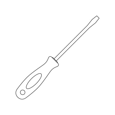 Screwdriver Clip Art Black And White