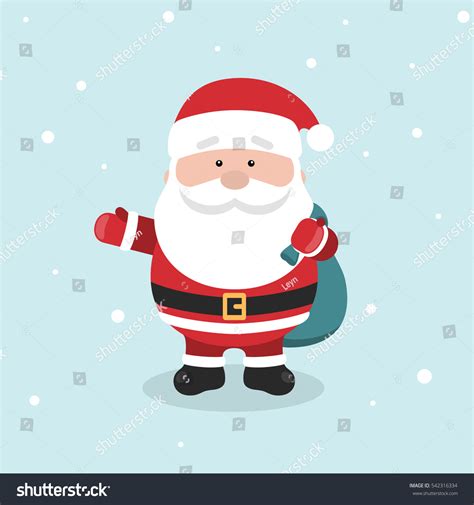 Cartoon Santa Claus Your Christmas New Stock Vector (Royalty Free ...