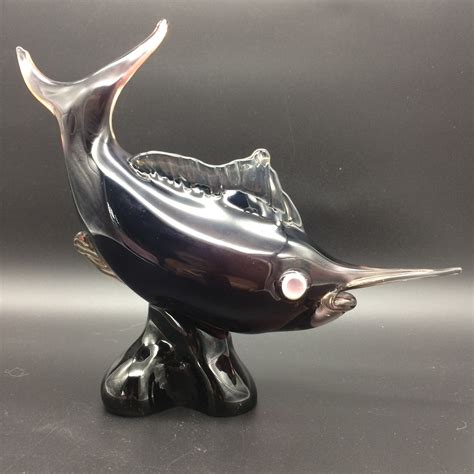 Large Vintage Murano Glass Swordfish