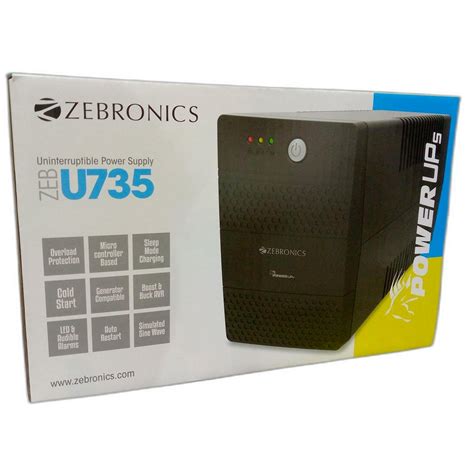 U735 Zebronics Power UPS At Rs 2950 Piece Zebronics UPS In Mumbai