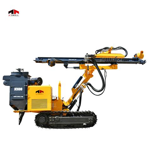 Blasting Bore Hydraulic Dth Drilling Rig For Mining Crawler Mine Core