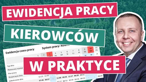 Ewidencja CZASU PRACY kierowcy NIKT jej nie czyta Liczy Się