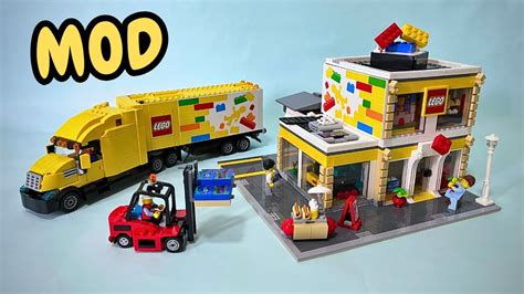 I Shrink Down The LEGO Yellow Truck To Expand The LEGO Store YouTube