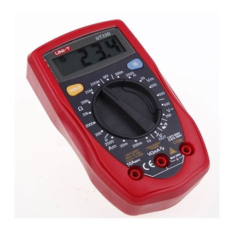 UNI T UT 33D Digital Multimeter Palm Size Digital Electrical Multi