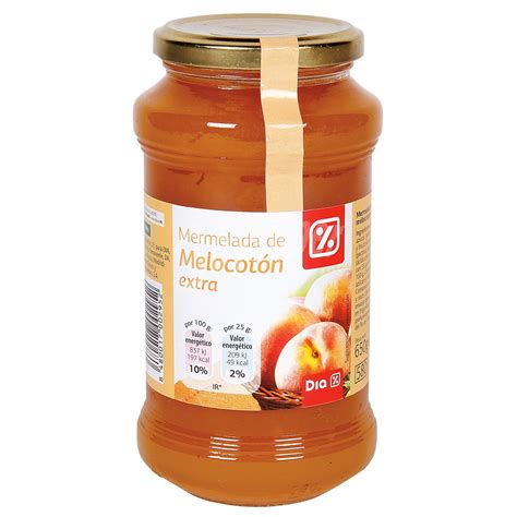 DIA Mermelada extra melocotón Frasco 650 gr