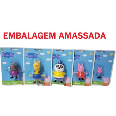 Kit De Bonecos Peppa Pig Personagens Dtc Shopee Brasil