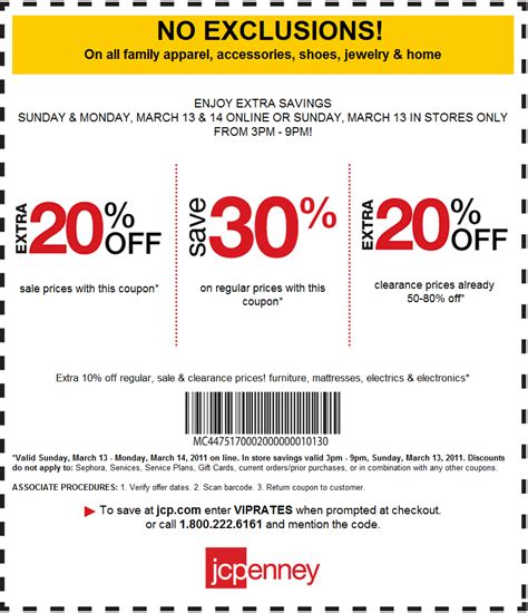 JCPenney: 20%-30% off Printable Coupon