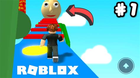 Roblox Gameplay 1 Android And Ios Devices Escape Baldis Basics