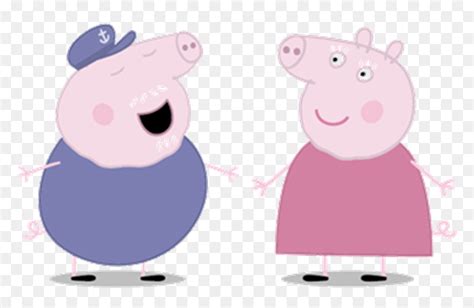 Grandma Pig Png Grandma Grandpa Peppa Pig Transparent Png Vhv