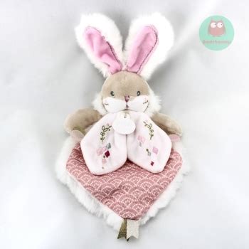 DOUDOU LAPIN ROSE SAUMON LAPIN DE SUCRE DOUDOU ET COMPAGNIE