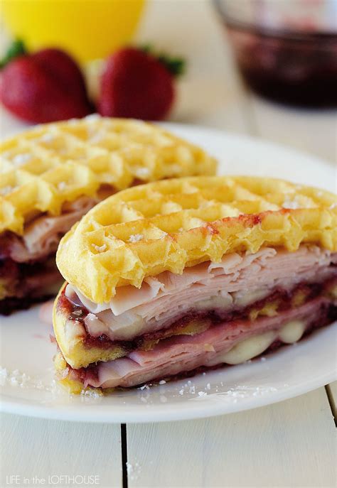 Monte Cristo Waffle Sandwiches | Waffle sandwich, Breakfast brunch ...