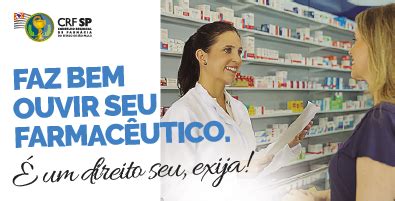 Revista Do Farmac Utico Crf Sp Em A O Campanha Publicit Ria