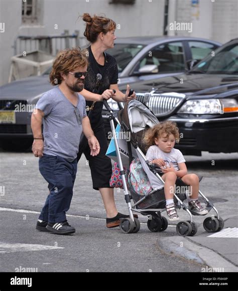 Peter Dinklage out with his family Featuring: Peter Dinklage, Erica ...