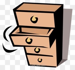 Chest Of Drawers Royalty Free Vector Clip Art Illustration Drawer