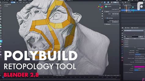 Retopology Using New Polybuild Tool In Blender YouTube