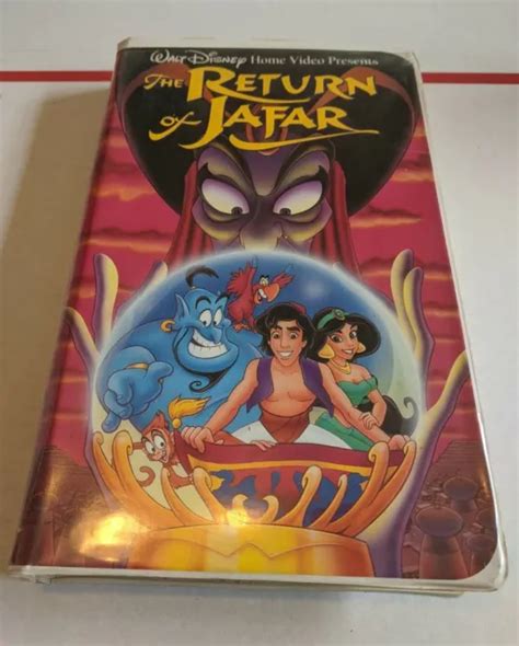 Disneys The Return Of Jafar Vhs Aladdin Good Condition Clamshell