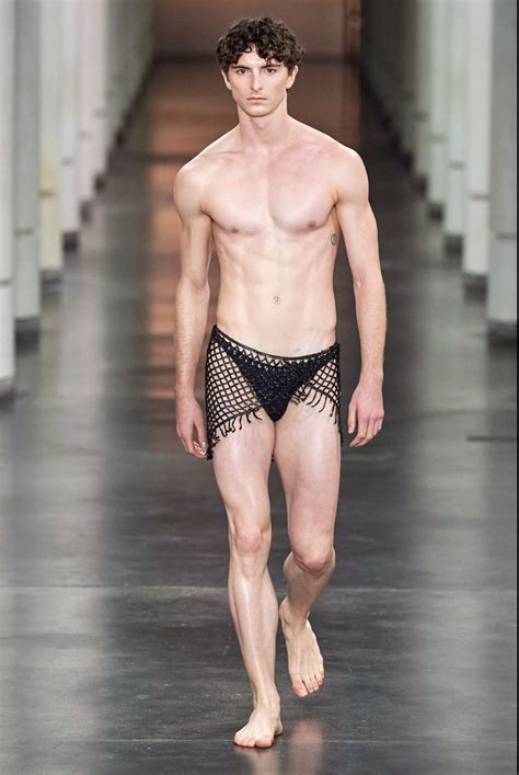 Ludovic De Saint Sernin Ss Runway Menswear Male Models