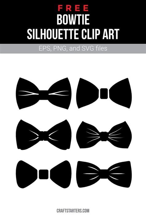 Bow tie silhouettes svg bow tie clipart bundle svg bow tie svg cut file dxf png use with ...