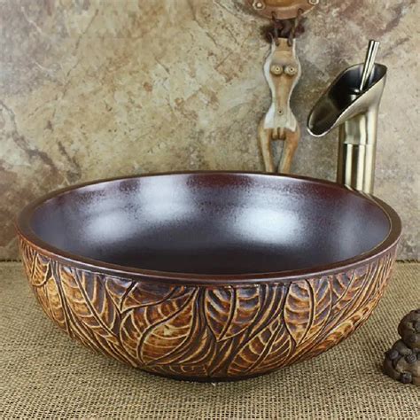 Buy China Artistic Handmade Engraving Ceramic Wash