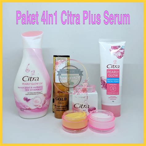 Jual BB PAKET 4 IN 1 Citra Plus Whitening Gold Serum Cream Citra